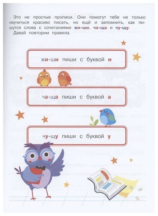 Прописи. ЖИ-ШИ, ЧА-ЩА, ЧУ-ЩУ (Ефремова Е., Шабалина В., Вовикова А.) - фото №2