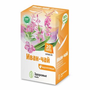 Здоровье Health трава Иван-чай ф/п, 1.5 г, 20 шт.