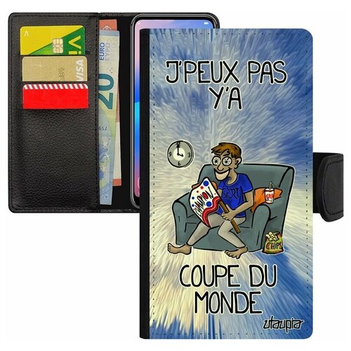 фото Чехол- книжка на телефон iphone 7, "не могу - кубок мира!" спорт юмор utaupia