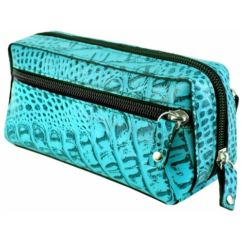 фото Косметичка женская кожгалантерея крокус косметичкаоптима-9082-бирюза