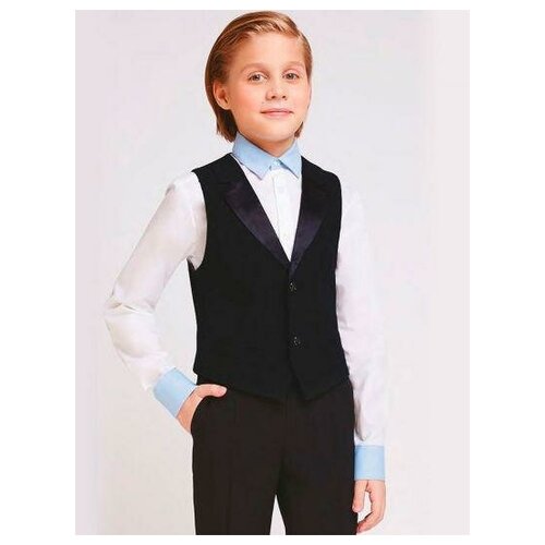 фото Жилет смена, черный, 146 (72)