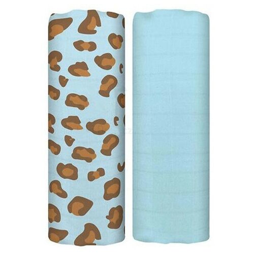 Набор пелёнок Tommy Lise Blue Leopard Set 70 х 70 см