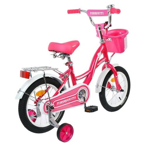 Велосипед 14 Graffiti Premium Girl цвет розовыйбелый 822200₽