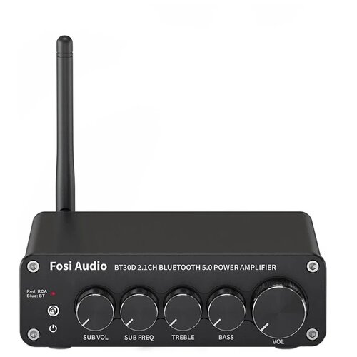 Усилитель мощности 2.1 Fosi Audio BT30D, черный