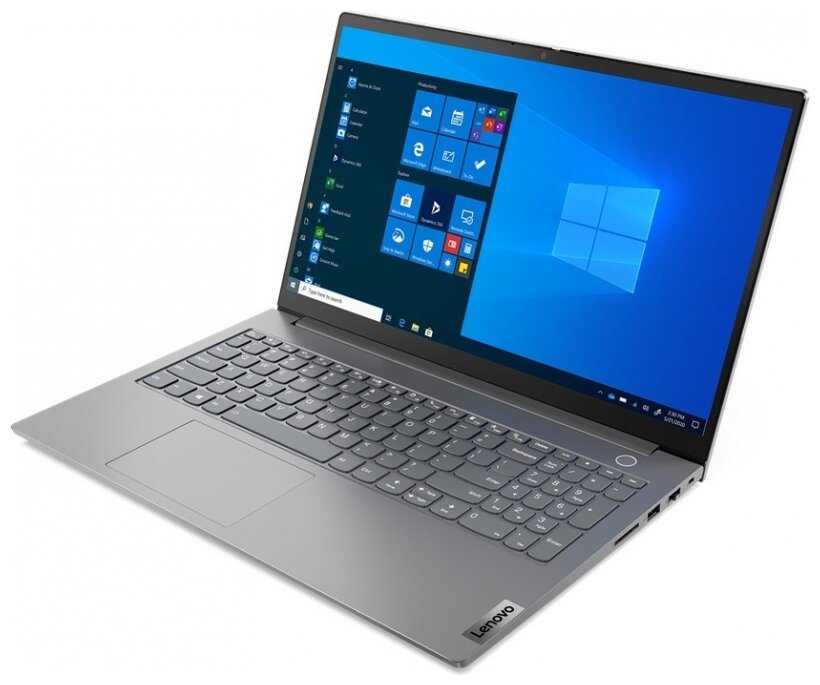 Ноутбук Lenovo ThinkBook 15 G3 ACL AMD Ryzen 5 5500U 2100MHz1561920x10808GB512GB SSDDVD нетAMD Radeon GraphicsWi-FiBluetoothWindows 10 Pro 21A40008RU Grey