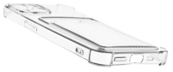 Чехол LuxCase для APPLE iPhone 13 Mini TPU с картхолдером 1.5mm Transparent 63509 - фото №12