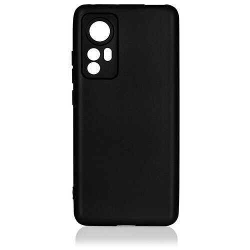 DF / Силиконовый чехол для телефона Xiaomi 12/12X DF xiCase-63 (black) на смартфон Сяоми 12/12 икс / черный df чехол с флипом для телефона xiaomi 12 12x df xiflip 77 blue на смартфон сяоми 12 12 икс синий