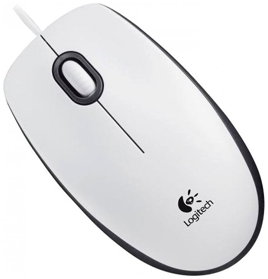 Мышь LOGITECH M100 Optical Mouse White (910-005004)