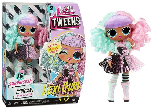 Кукла L.O.L. Surprise Tweens 2 Fashion Doll Lexi Gurl, 15.2 см, 579601 розовый