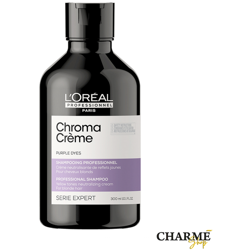 L'Oreal Professionnel Шампунь для нейтрализации желтизны светлых волос Chroma Creme 300мл шампунь john frieda violet crush для нейтрализации желтизны светлых волос с фиолетовым пигментом 250 мл