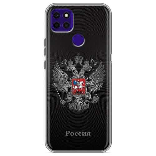 Дизайнерский силиконовый чехол для Lenovo K12 Pro Флаг и герб России дизайнерский силиконовый чехол для iphone 13 pro max флаг и герб россии