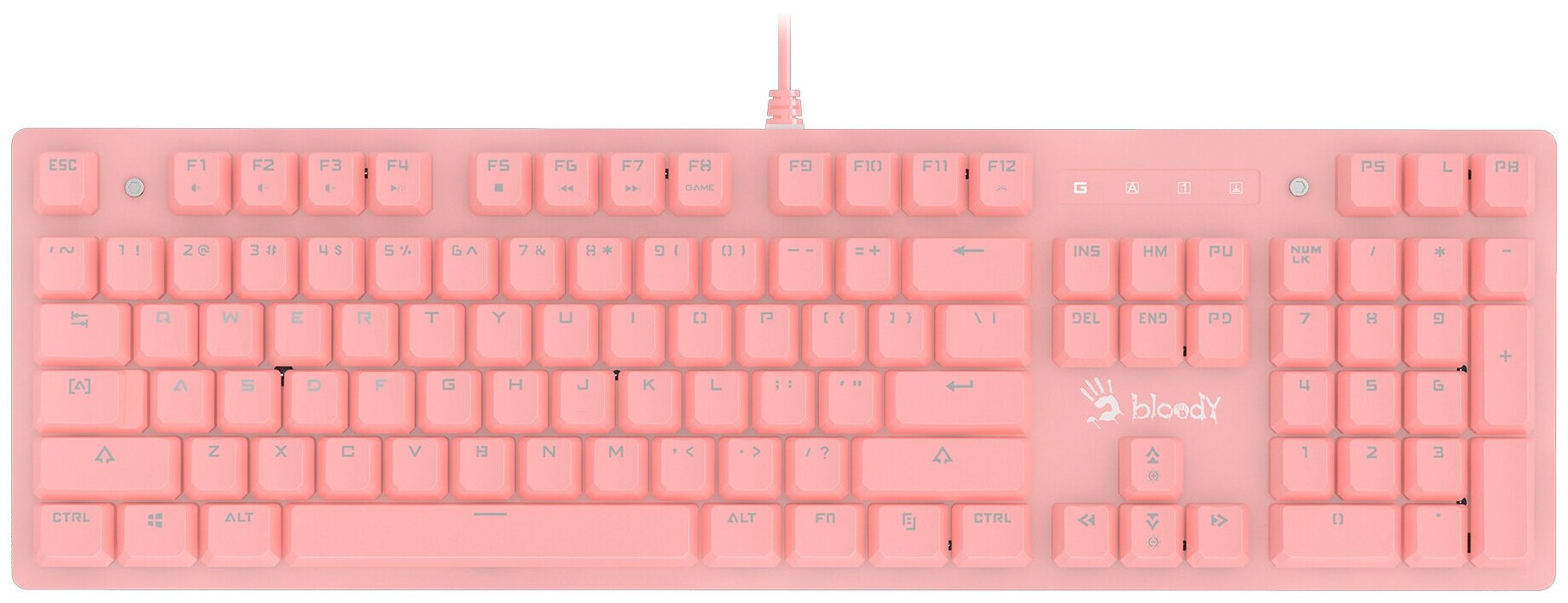 Механическая клавиатура A4tech B800 LK Red