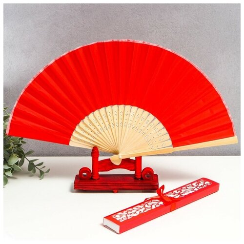 РемКар Веер бамбук, текстиль h=21 см 