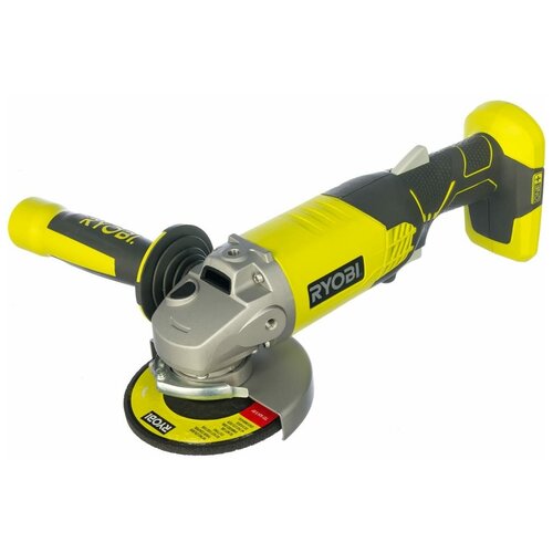 Ryobi ONE+ Аккумуляторная угловая шлифмашина R18AG-0 без аккумулятора в комплекте 5133001903