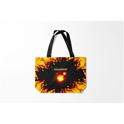 фото Сумка-шоппер / 46х35 см / имена / владимир burnettie