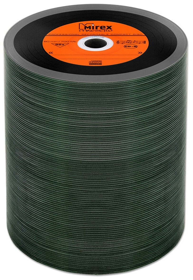 Диск Mirex CD-R MAESTRO Vinyl оранжевый