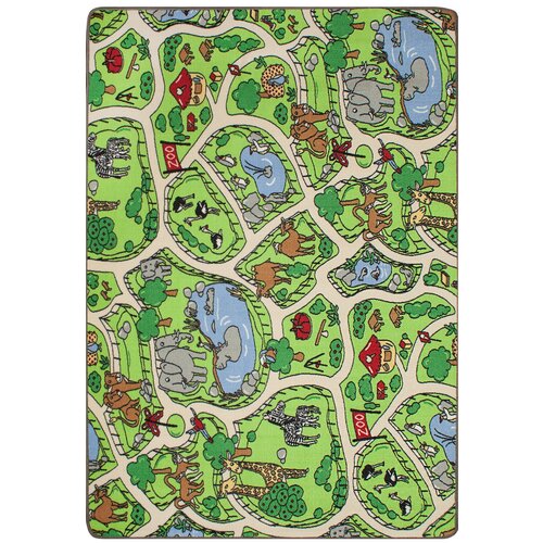 Ковер на пол 1,4 на 2 м в детскую, игровой Playmat Zoo goriz-G4