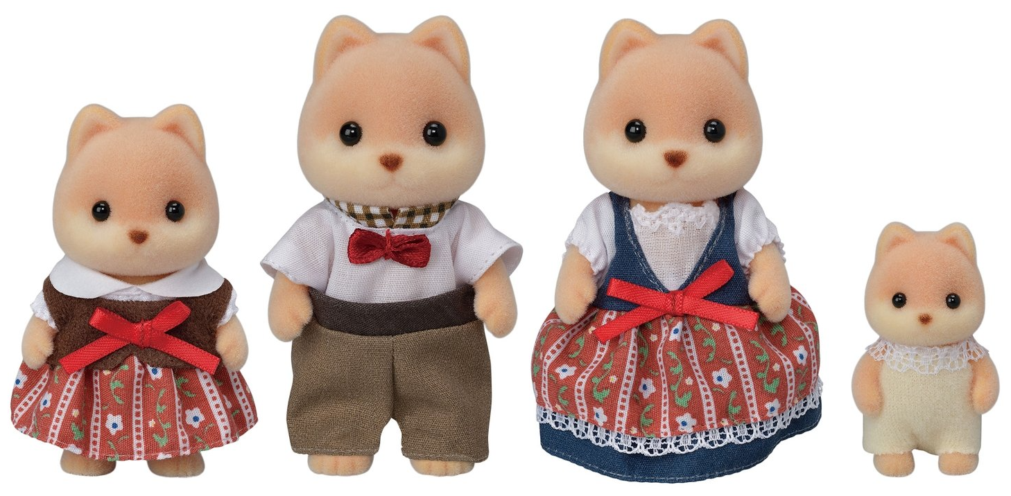 Фигурки Sylvanian Families Семья карамельных собачек 5459, 4 шт.