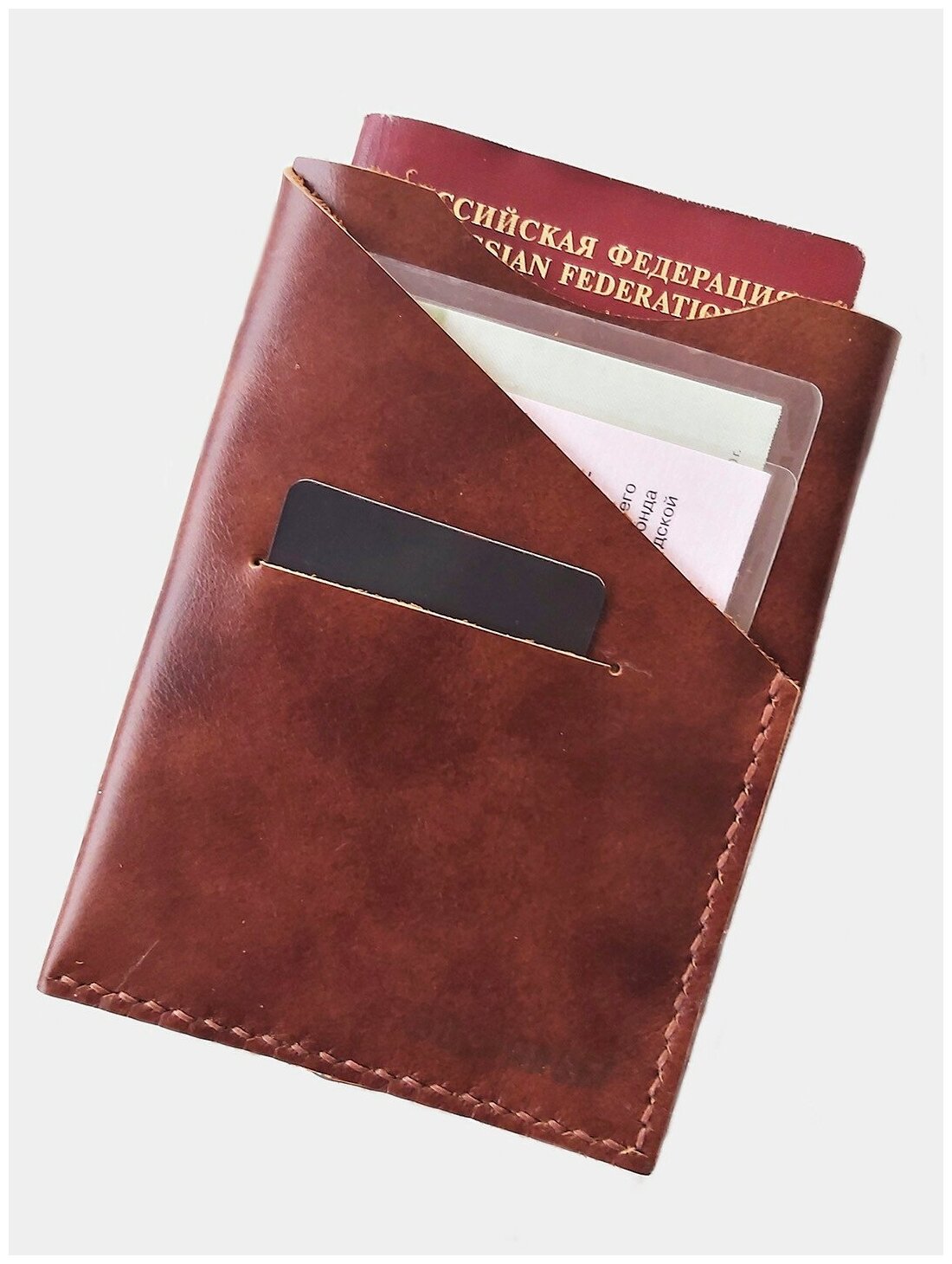 Обложка-карман для паспорта BOCHAROFF