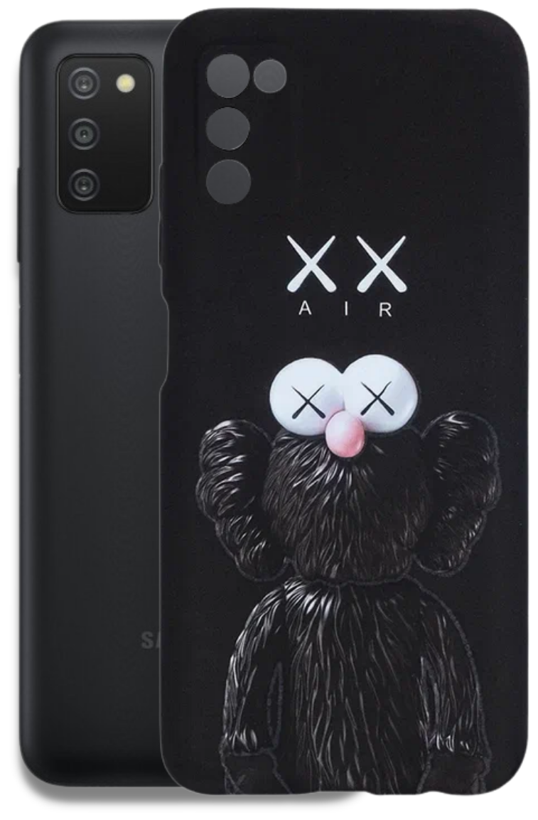 Защитный чехол Kaws для Samsung Galaxy A03s / Накладка / бампер с защитой камеры LUXO на Самсунг Галакси А03с