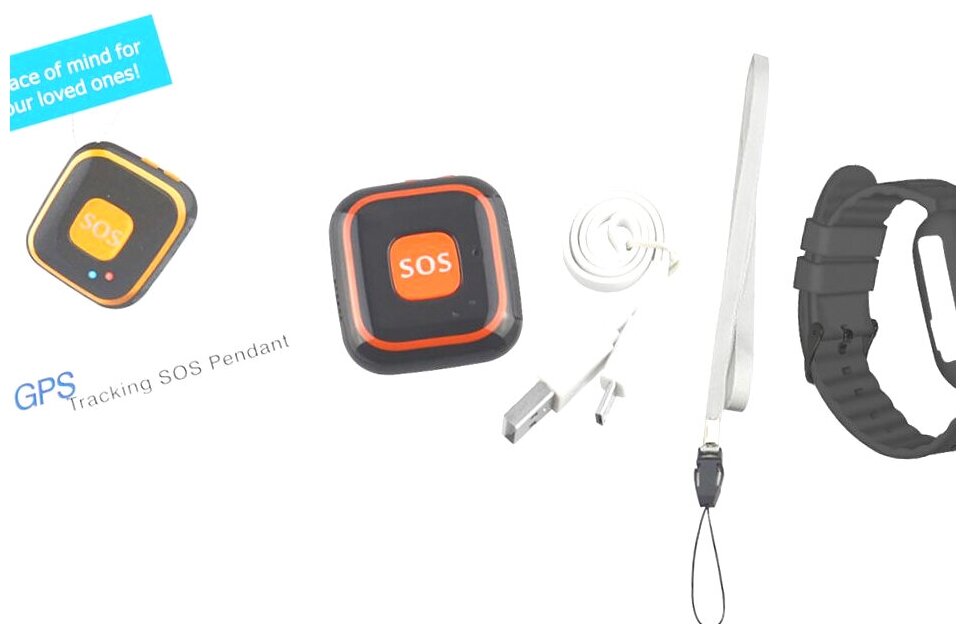 Трекфон TP-28 Black Lux (Y17037ART) - Персональный GPS/SMS трекер на руку тревожная кнопка для пожилых работа в приложении