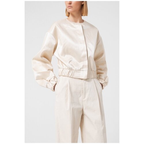 фото Рубашка koko brand цвет бежевый размер s