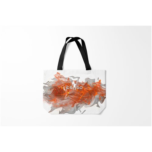 фото Сумка-шоппер / 46х35 см / геймерам / counter strike burnettie