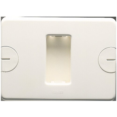 Gewiss SYSTEM рамка компактная 1 модуль белый GW24001