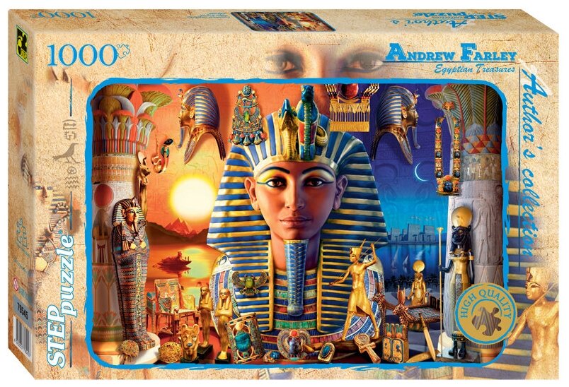 Пазл Step puzzle 1000 деталей: Египетские сокровища