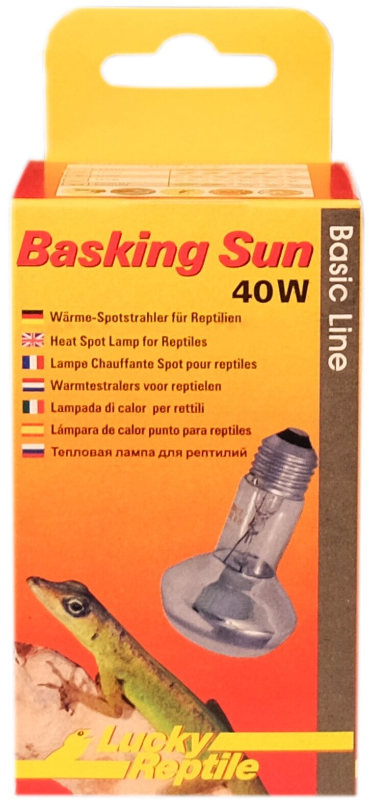 LUCKY REPTILE Лампа обогрева "Basking Sun", 40Вт, E27 (Германия) - фото №1