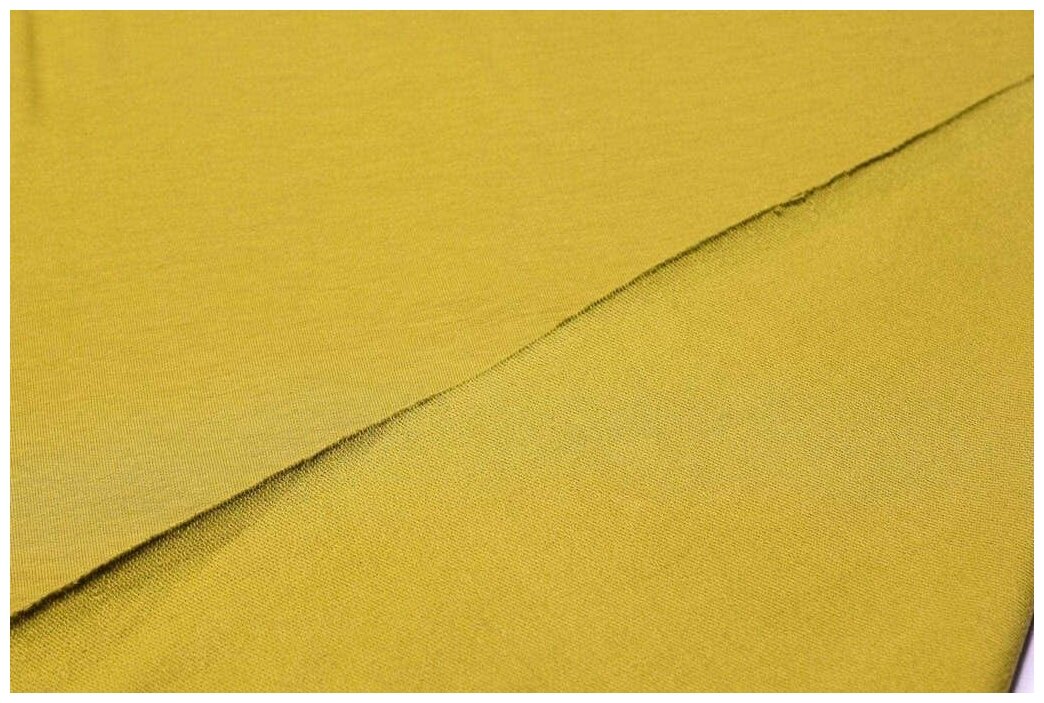 Сорочечная Ткань для шитья Тиси (35%ХБ, 65%ПЭ), Текса Вей, плотность 120г/м3, ширина 1,5*2,5, горчичный
