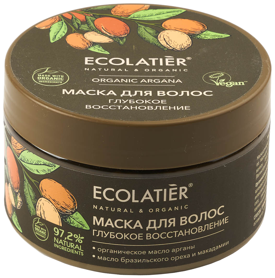 Ecolatier GREEN Маска для волос Глубокое восстановление Серия ORGANIC ARGANA, 250 мл