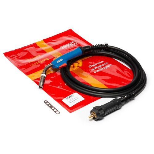 Горелка GWC MIG-15 Eco 3м для полуавтоматической электродуговой сварки / горелка сварочная (автомат, полуавтомат)