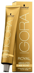 IGORA Royal крем-краска Absolutes age blend, 7-450 средний русый бежевый золотой, 60 мл