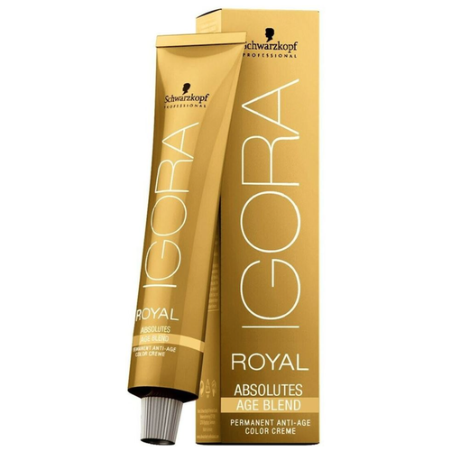 Schwarzkopf Professional Royal крем-краска Absolutes age blend, 7-560 средний русый золотистый шоколадный