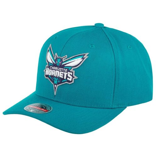 фото Бейсболка mitchell ness 6hssmm19361-choteal charlotte hornets nba, размер one mitchell & ness