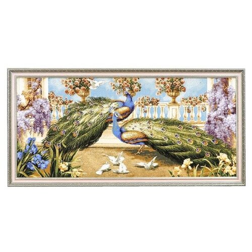 Гобеленовая картина Павлины и голуби 75х110 см 4145056 .