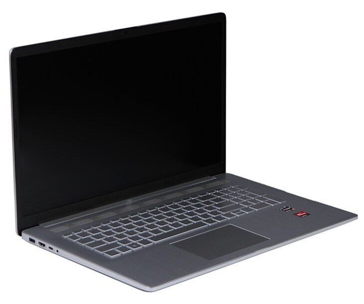 173 Ноутбук HP 17-cp0139ur 61R59EA серебристый - 1920х1080 IPS AMD Ryzen 5 5500U ядра 6 х 21 ГГц 16 ГБ DDR4 SSD 1024 ГБ AMD Radeon Windows 11 Home