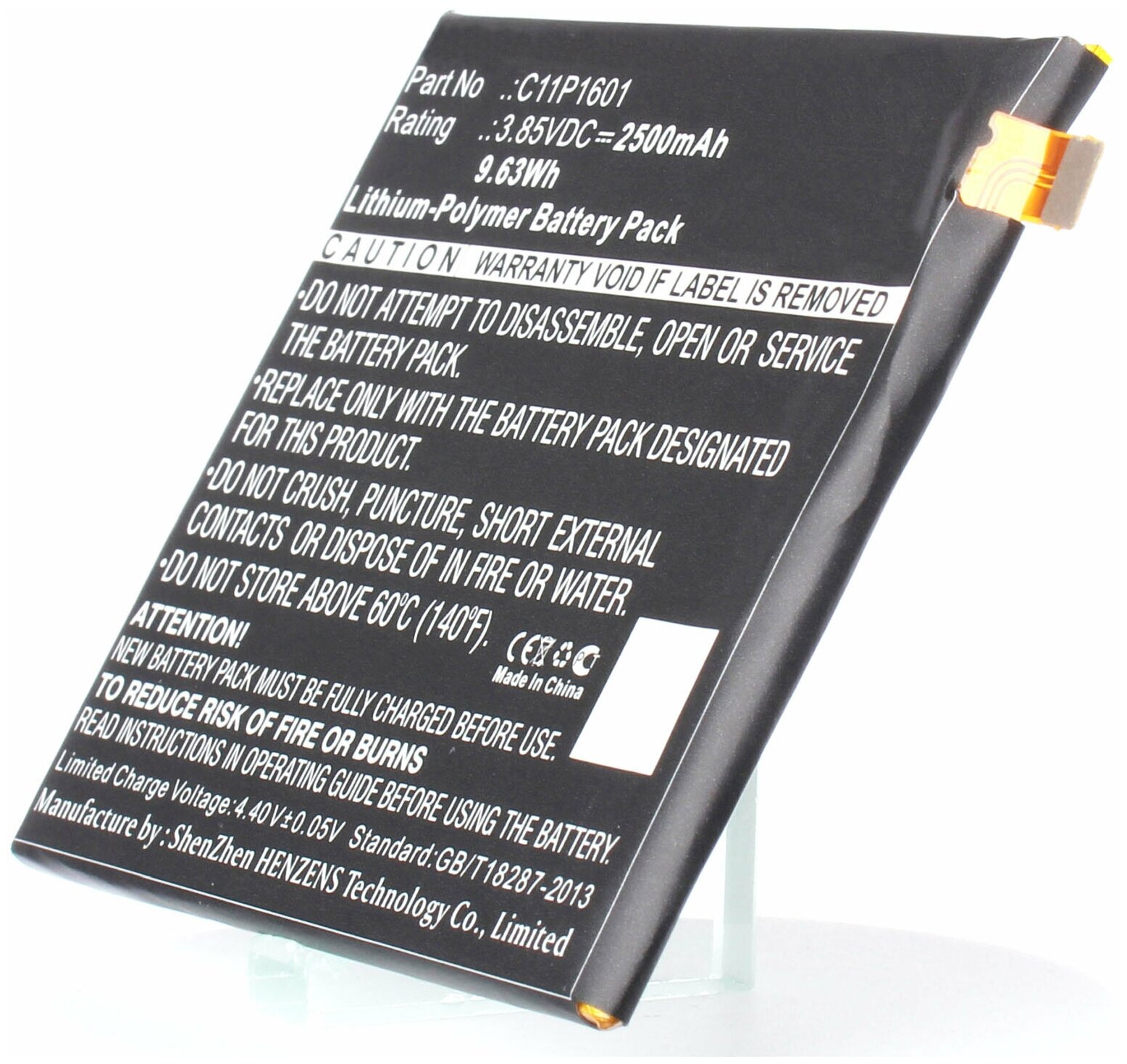 Аккумулятор iBatt iB-U1-M1315 2500mAh для Asus ZE520KL ZenFone 3 5.2 ZenFone 3 5.2 Dual SIM ZenFone 3 Dual SIM Global LTE ZenFone 3 5.2 Dual SIM TD-LTE