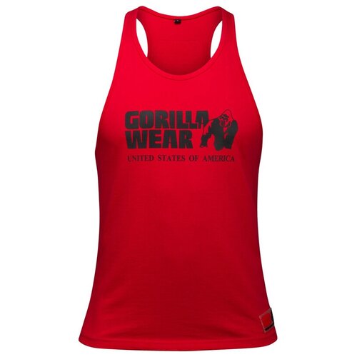 Майка Gorilla Wear, размер L, красный шорты gorilla wear размер l xl черный красный