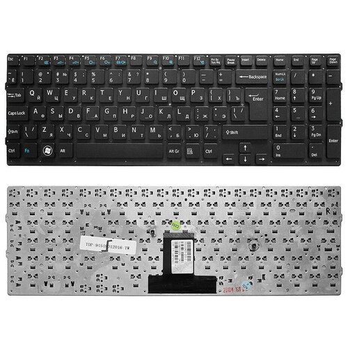 Клавиатура для ноутбука Sony Vaio VPC-EB Series Г-образный Enter Черная без рамки PN 148792871 1066₽