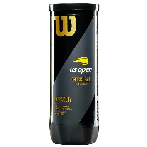 Мяч Wilson US Open Extra Duty WRT106200E 3 шт. желтый набор виброгасителей wilson us open vibration dampener nyc 2шт