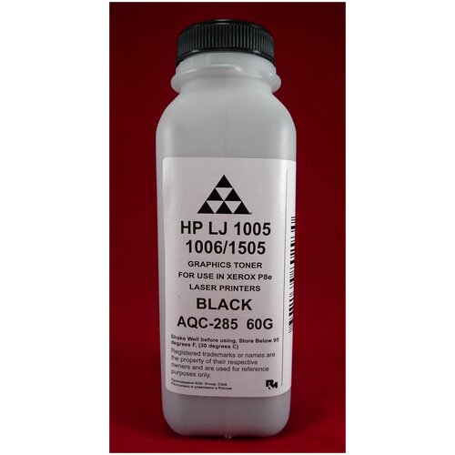 тонер aqc aqc 235k бутыль 90 г черный aqc 235k AQC AQC-285 тонер (HP 35A) черный 60 гр (совместимый)