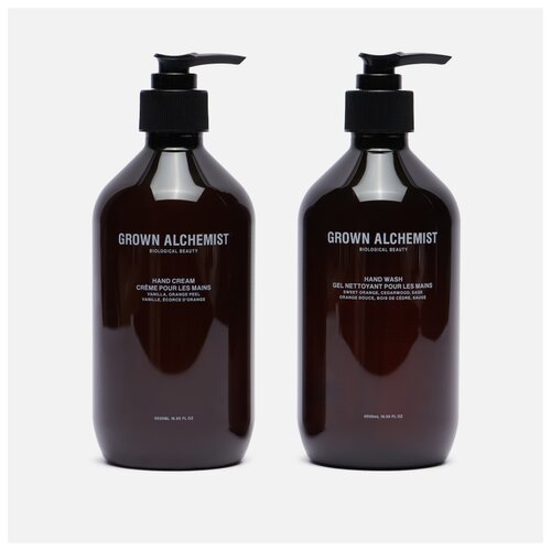 Набор средств для рук Grown Alchemist Handwash & Handcream Large коричневый , Размер ONE SIZE