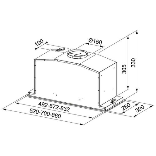 Кухонная вытяжка Franke FBI 737 XSWH 6269000₽