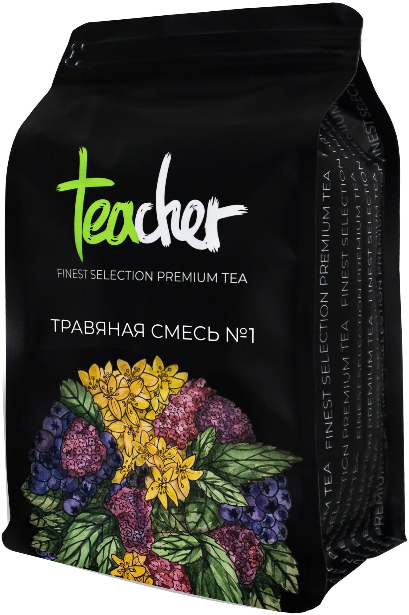 Чай TEACHER Травяная смесь №1 500 г травяной натуральный цветочный детокс рассыпной весовой - фотография № 4