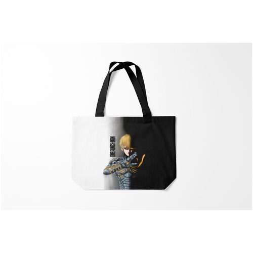 фото Сумка-шоппер / 46х35 см / аниме / one punch man металлическое тело геноса burnettie