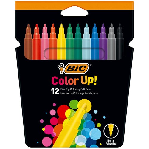Bic Цветные фломастеры Color UP в наборе 12 цветов