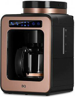 Капельная кофеварка со встроенной кофемолкой (BQ CM7000 Rose Gold-Black)