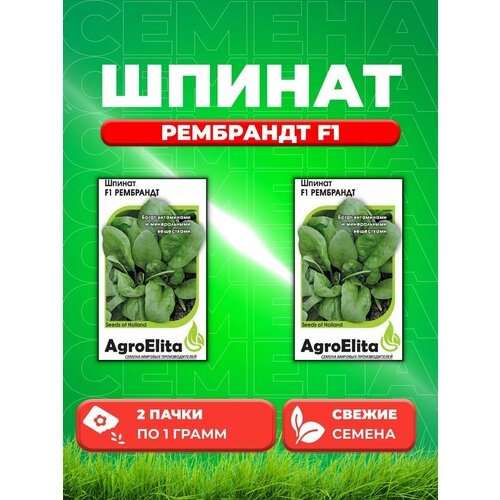 Шпинат Рембрандт F1, 1,0г, AgroElita, Bejo(2уп)